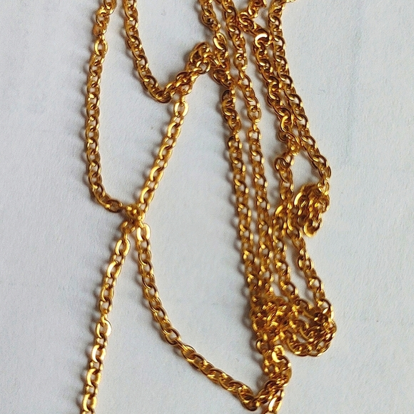 Hot Red Crystal Lips Pendant Gold Filled Necklace New - Picture 5 of 6